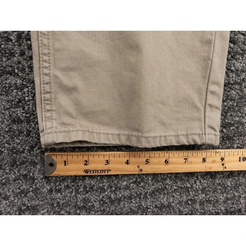 Levis 559 Jeans Mens 38x32 Actual 37x30 Beige Relaxed Fit Straight Leg Denim